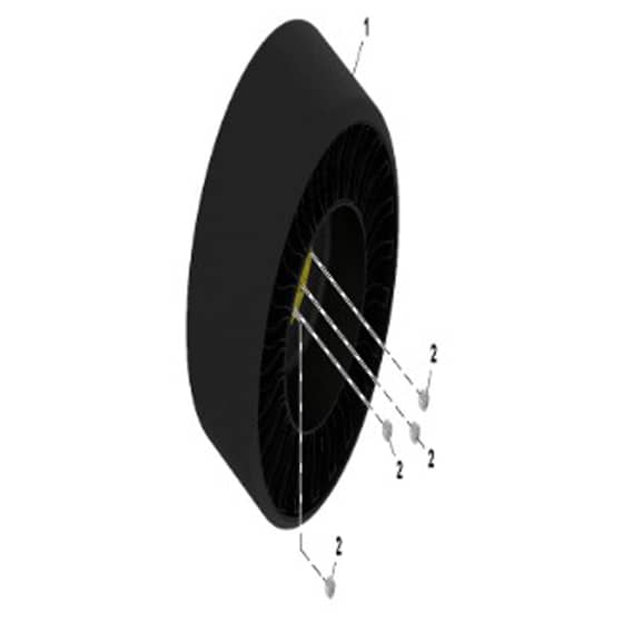John Deere Q850M - PC16648 - Rear Wheel - ST1489768