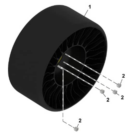 John Deere Q850R - PC16649 - Rear Wheel - ST1490708