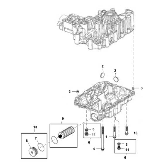 John Deere Q850R - PC16649 - Transaxle Case - ST1706188
