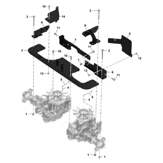 John Deere Q850R - PC16649 - Transmission Mounting - ST1706388