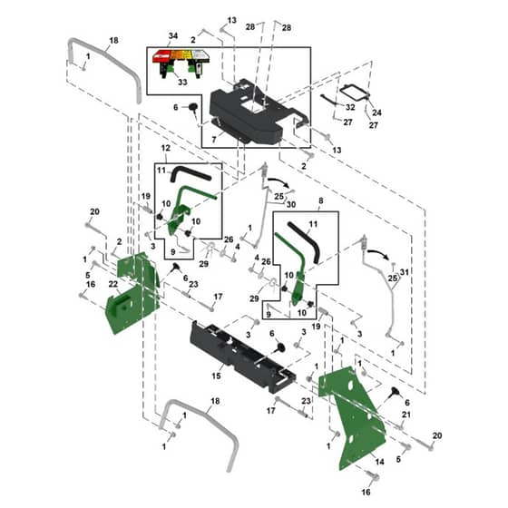 John Deere Q865R - PC16650 - Steering System - ST1377868
