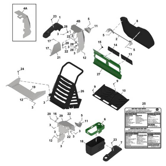 John Deere Q865R - PC16650 - Panel - ST1378028