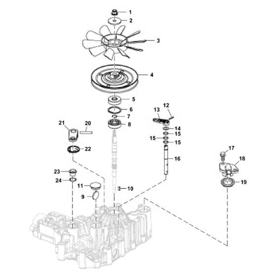 John Deere Q865R - PC16650 - Transaxle Pump - ST1696388