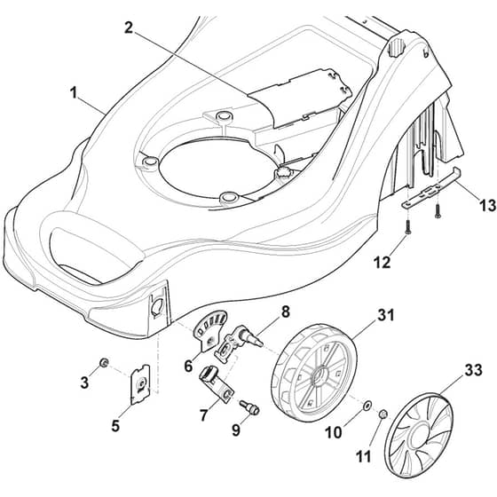 QUATTRO 15 - 2018 - 297411027/AT7 - Atco Rotary Mower Gasscatcher Diagram