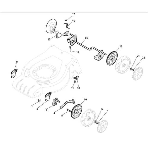 QUATTRO 16S - 2013 - 295442027/AT2 - Atco Rotary Mower Height Adj Diagram