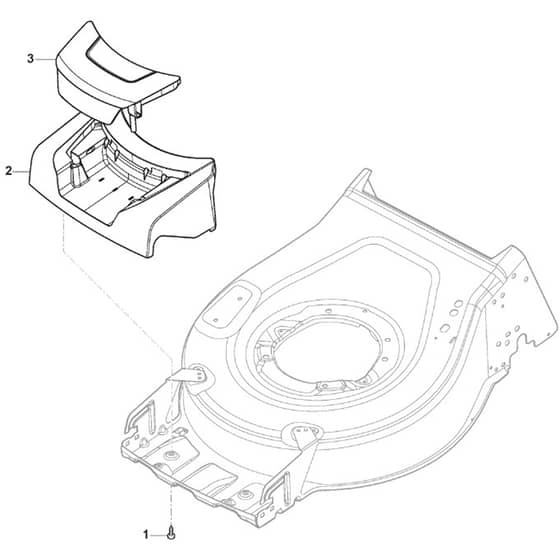 QUATTRO 16S 4in1 - 2021-2024 - 2L0432847/AT1 - Atco Rotary Mower Deck Cover Diagram