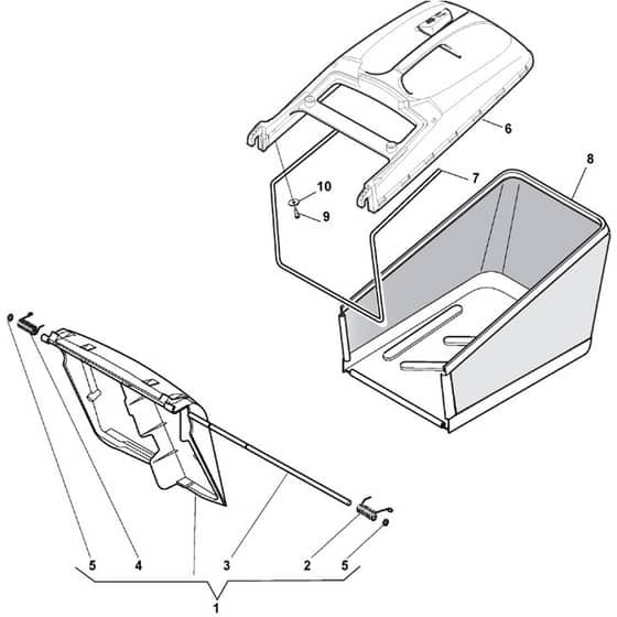 QUATTRO 18SE - 2013-2014 - 299482527/AT3 - Atco Rotary Mower Grasscatcher Diagram