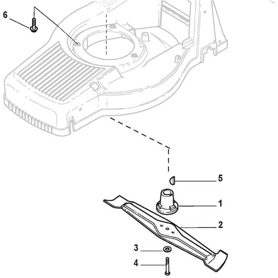 QUATTRO 19SA - 2012-2013 - 292502027/AT2 - Atco Rotary Mower Blade Diagram