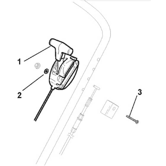 QUATTRO 19SA - 2012-2013 - 292502027/AT2 - Atco Rotary Mower Throttle Diagram