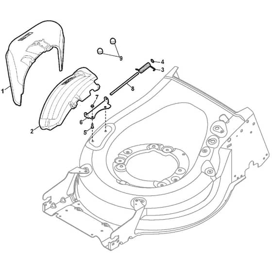 QUATTRO 19SE 4in1 - 2016-2020 - 294502527/AT6 - Atco Rotary Mower Guards Diagram