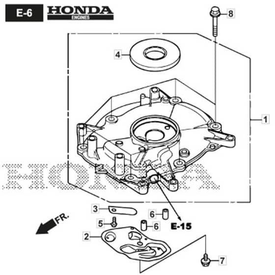 QUATTRO 19SH 4in1 - 2019-2024 - 294502837/AT9 - Atco Rotary Mower Crankcase Cover Diagram