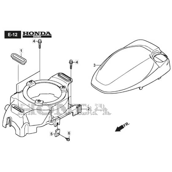 QUATTRO 19SH 4in1 - 2019-2024 - 294502837/AT9 - Atco Rotary Mower Engine Cover Diagram