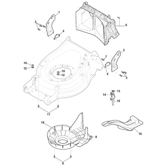 QUATTRO 19SH 4in1 - 2019-2024 - 294502837/AT9 - Atco Rotary Mower Protection Belt Diagram