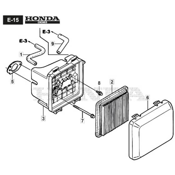 QUATTRO 19SH 4in1 - 2015-2018 - 294506837/AT5 - Atco Rotary Mower Air Filter Diagram