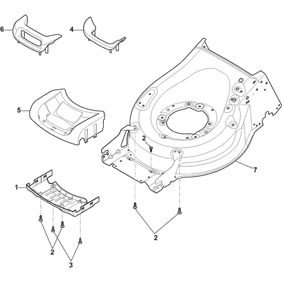 QUATTRO 22S 4in1 - 2015 - 294556827/AT5 - Atco Rotary Mower Mask Diagram