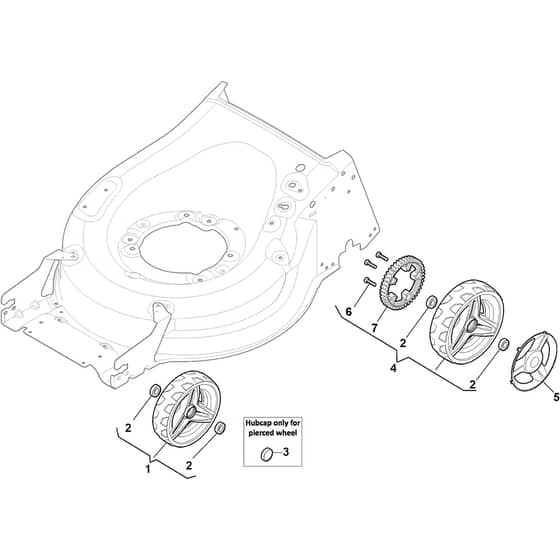 QUATTRO 22S 4in1 - 2015 - 294556827/AT5 - Atco Rotary Mower Wheels Diagram