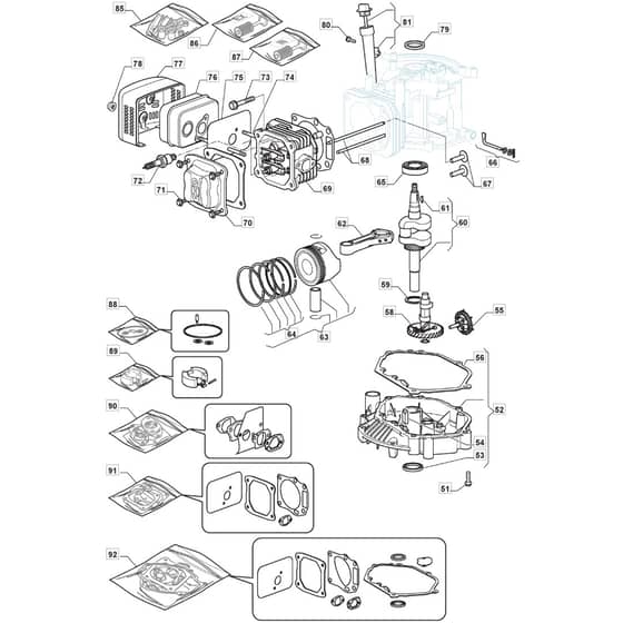 R27M - 2015 - 2T0042486/SF - Mountfield Ride On Mower WBE0704 Cylinder Diagram