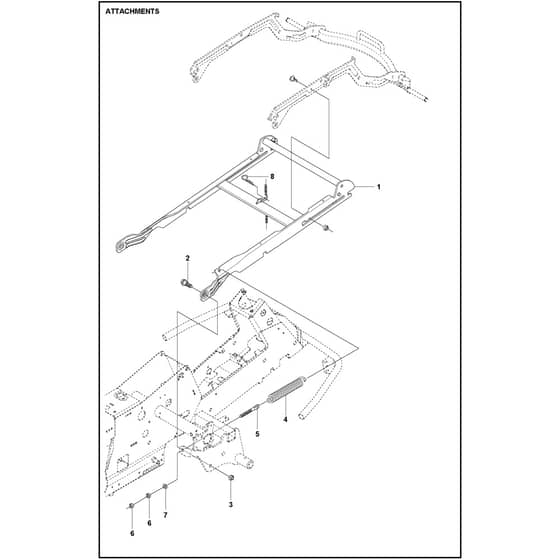 Husqvarna R 214C - 970519401 - Attachments