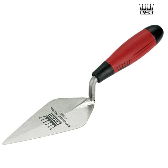 Ragni Pointing Trowel London Pattern Soft Grip Handle 6in - R160SG