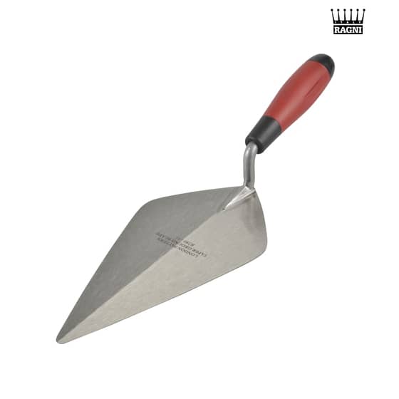 Ragni Broad Heel Brick Trowel Soft Grip Handle 11in - R280SG