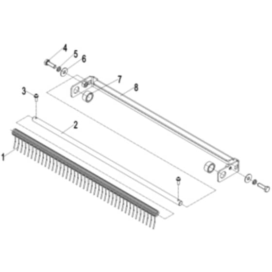 Cobra RAKE14 - 14" Turf Rake Fortis14L May 2023 Main Diagram
