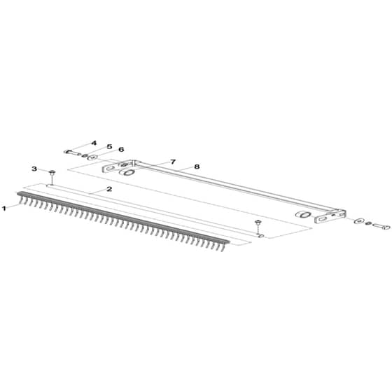 Cobra RAKE17 - 17" Turf Rake Fortis17B May 2023 Main Diagram