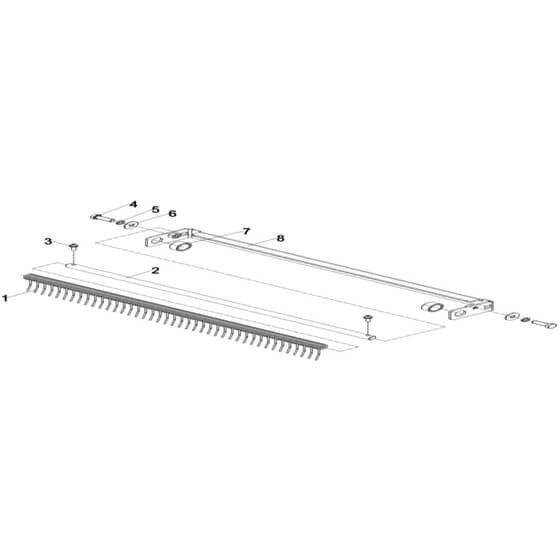 Cobra RAKE20 - 20" Turf Rake Fortis20B May 2023 Main Diagram