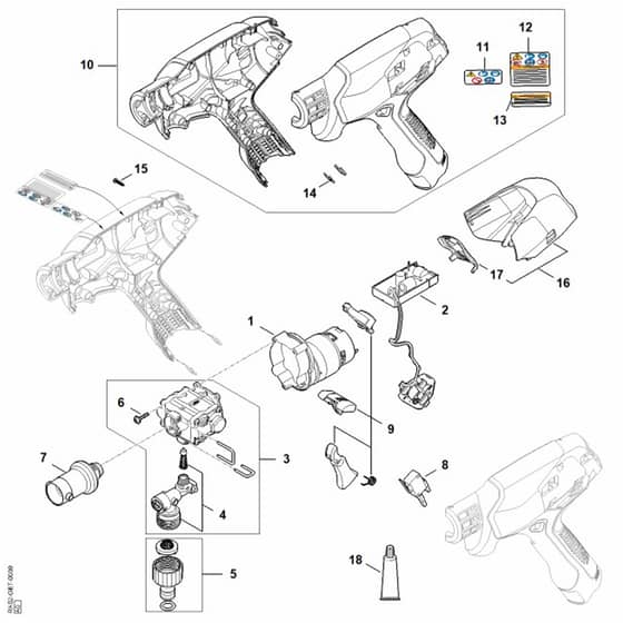 Stihl RCA 20.0 - Spare Parts - Parts Diagram