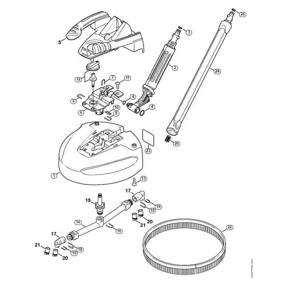 Genuine Stihl RE108 / K - Surface cleaner RA 101