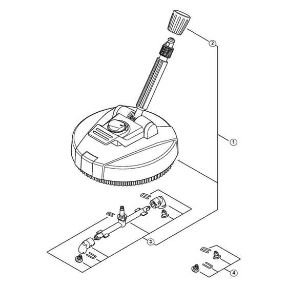 Genuine Stihl RE110 / T - Surface cleaner RA 82  06/2019