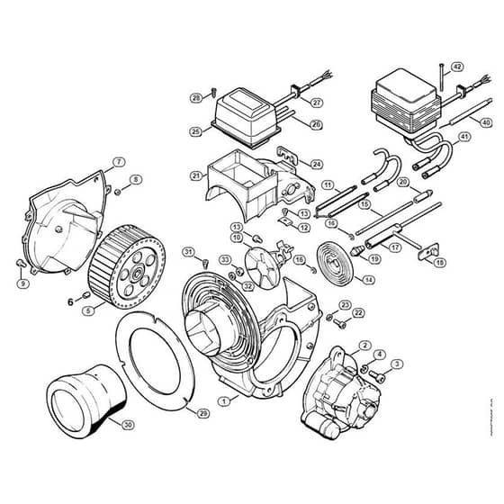 Genuine Stihl RE630 W / G - Burner