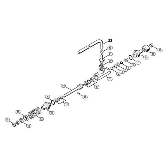 Genuine Stihl RE640 W / K - Safety valve  X 22 947 954 (36.95)