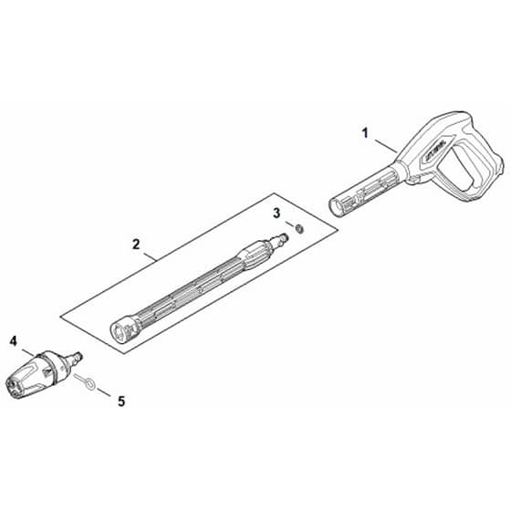 Stihl REA 100.0 PLUS - Spray Gun, Spray Lance-Wand - Parts Diagram