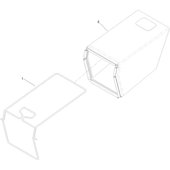 Toro Recycler S55A 55cm - 21771 (413000000 - 999999999) Rear Bag