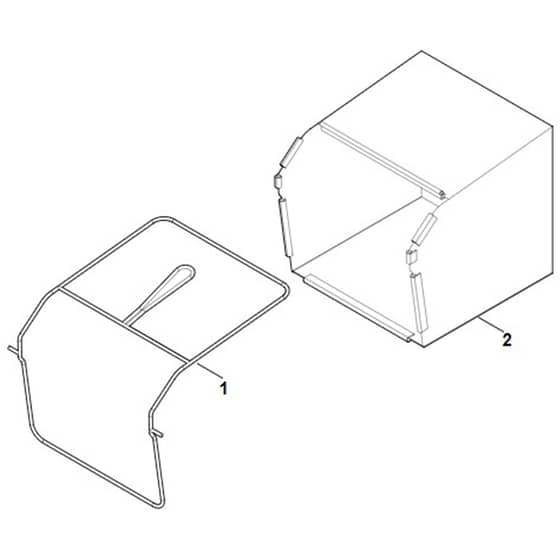 Stihl RLA240.0 - Grass Catcher Bag - Parts Diagram