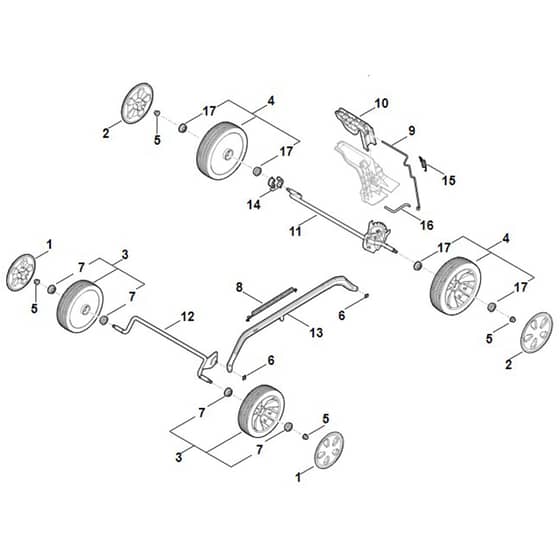 Stihl RM248.3 - Chassis - Parts Diagram