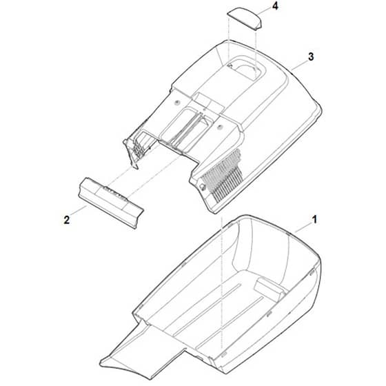 Stihl RM253.0 - Grass Catcher Bag - Parts Diagram