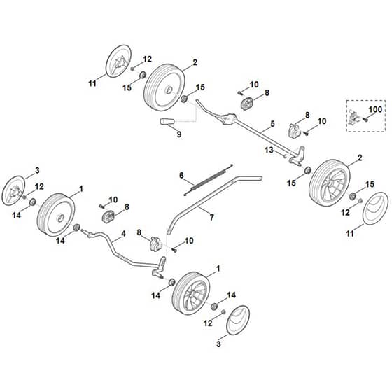 Stihl RM253.2 - Chassis - Parts Diagram