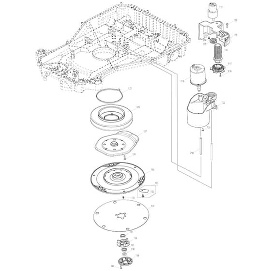 Makita RM350D - Robotic Mower - Power Tool 04 Diagram
