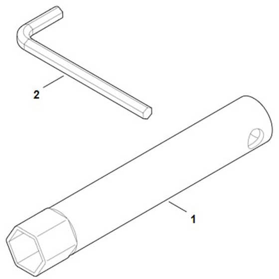 Stihl RM443.3 V - Tools - Parts Diagram