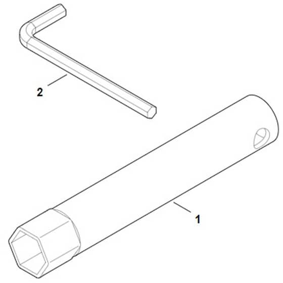 Stihl RM453.3 T - Tools - Parts Diagram