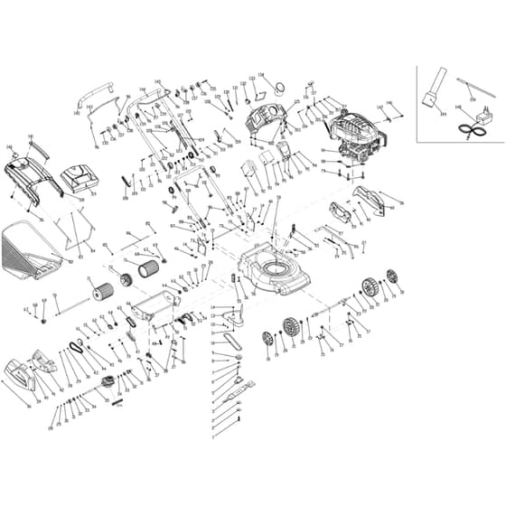 Cobra RM46SPCE - 18" Roller Self Propelled Revised June 2020 Main Diagram
