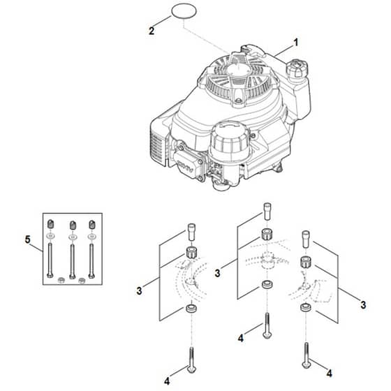 Stihl RM655.0 YS - Engine - Parts Diagram