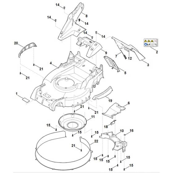 Stihl RM655.1 RS - Housing - Parts Diagram