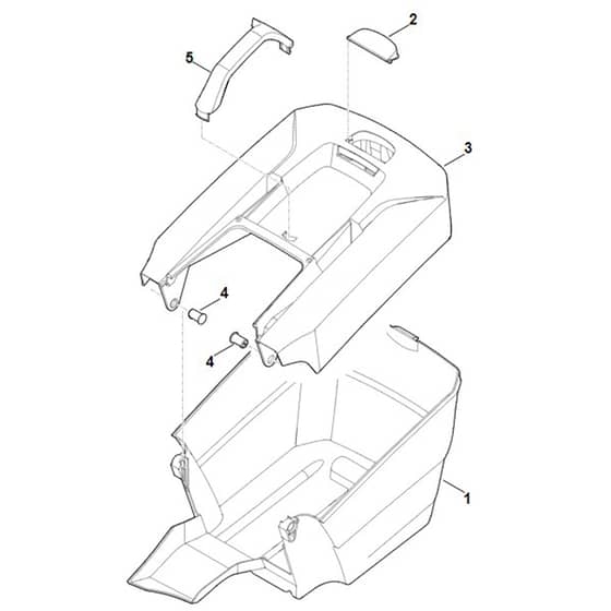 Stihl RMA235.1 - Grass Catcher Bag - Parts Diagram
