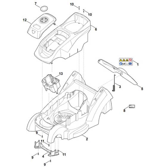 Stihl RMA239.1 C - Housing - Parts Diagram