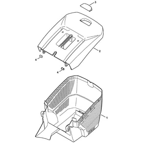 Stihl RMA410 C - Grass Catcher - Parts Diagram