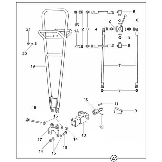 Belle Roller Striker - Hydraulic Drive End