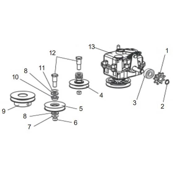 Masport Rotarola - 957940 - May 2006 - Gearbox