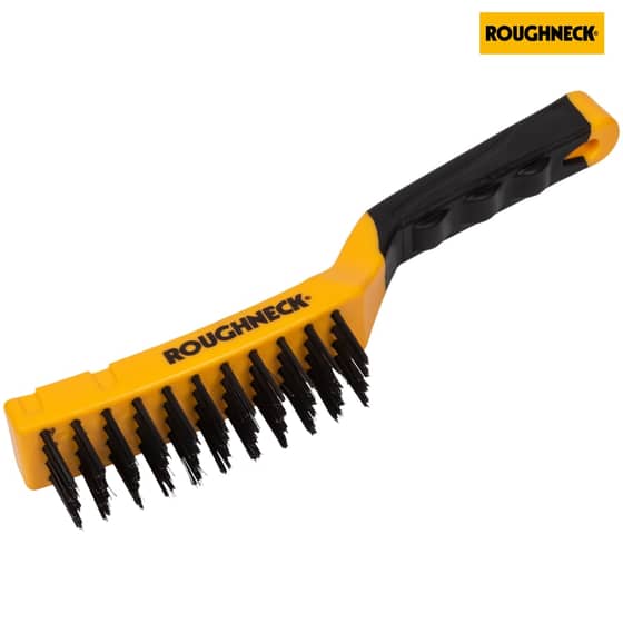 Roughneck Carbon Steel Wire Brush Soft-Grip 300mm (12in) - 52-040